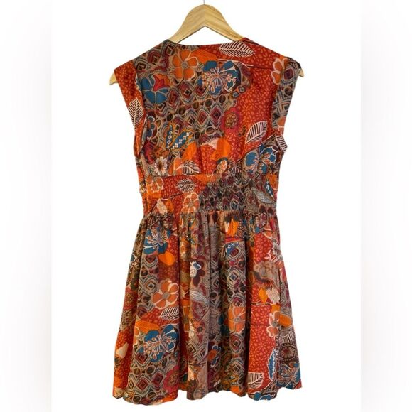 Fire Los Angeles Full Front Zip 100% Cotton Dress. Size Medium - Picture 2 of 11